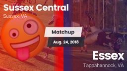 Matchup: Sussex Central vs. Essex  2018