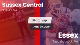 Matchup: Sussex Central vs. Essex  2019