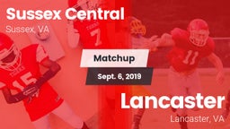 Matchup: Sussex Central vs. Lancaster  2019