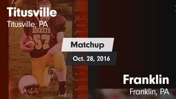 Matchup: Titusville vs. Franklin  2016