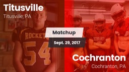 Matchup: Titusville vs. Cochranton  2017