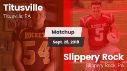 Matchup: Titusville vs. Slippery Rock  2018