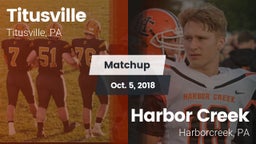 Matchup: Titusville vs. Harbor Creek  2018