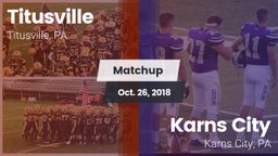 Matchup: Titusville vs. Karns City  2018