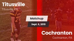 Matchup: Titusville vs. Cochranton  2019