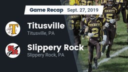Recap: Titusville  vs. Slippery Rock  2019