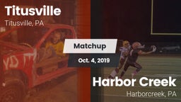 Matchup: Titusville vs. Harbor Creek  2019