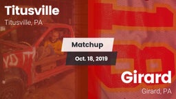 Matchup: Titusville vs. Girard  2019