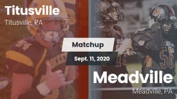 Matchup: Titusville vs. Meadville  2020