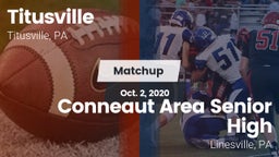 Matchup: Titusville vs. Conneaut Area Senior High 2020