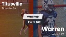 Matchup: Titusville vs. Warren  2020