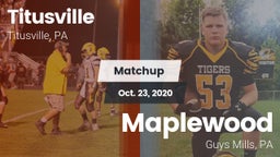 Matchup: Titusville vs. Maplewood  2020