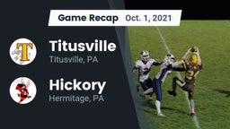 Recap: Titusville  vs. Hickory  2021