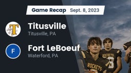 Recap: Titusville  vs. Fort LeBoeuf  2023