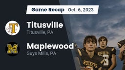 Recap: Titusville  vs. Maplewood  2023