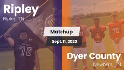 Matchup: Ripley vs. Dyer County  2020