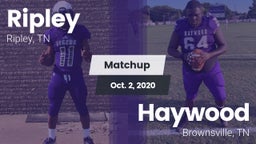Matchup: Ripley vs. Haywood  2020