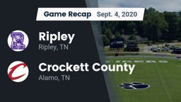 Recap: Ripley  vs. Crockett County  2020