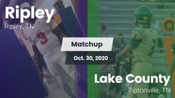 Matchup: Ripley vs. Lake County  2020