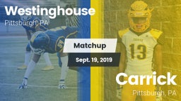 Matchup: Westinghouse vs. Carrick  2019