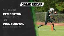 Recap: Pemberton  vs. Cinnaminson  2015