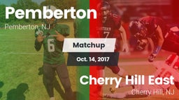 Matchup: Pemberton vs. Cherry Hill East  2017
