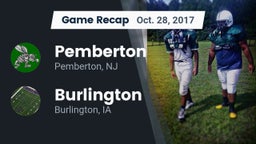 Recap: Pemberton  vs. Burlington  2017