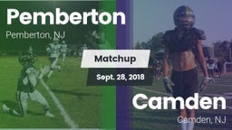 Matchup: Pemberton vs. Camden  2018