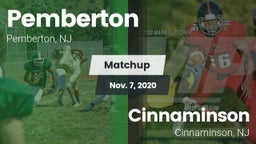 Matchup: Pemberton vs. Cinnaminson  2020