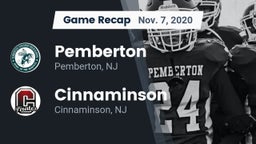 Recap: Pemberton  vs. Cinnaminson  2020