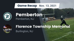 Recap: Pemberton  vs. Florence Township Memorial  2021