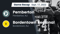 Recap: Pemberton  vs. Bordentown Regional  2022