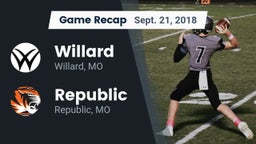Recap: Willard  vs. Republic  2018