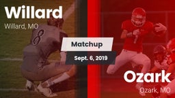 Matchup: Willard  vs. Ozark  2019