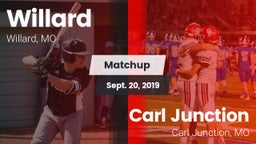 Matchup: Willard  vs. Carl Junction  2019