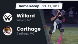 Recap: Willard  vs. Carthage  2019