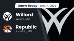 Recap: Willard  vs. Republic  2020