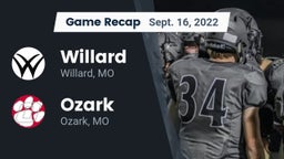 Recap: Willard  vs. Ozark  2022