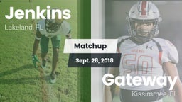 Matchup: Jenkins vs. Gateway  2018