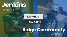 Matchup: Jenkins vs. Ridge Community  2019