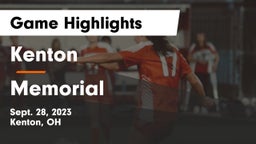 Kenton  vs Memorial  Game Highlights - Sept. 28, 2023