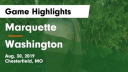 Marquette  vs Washington  Game Highlights - Aug. 30, 2019