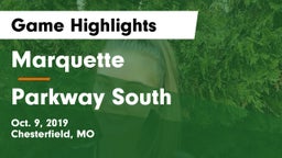 Marquette  vs Parkway South Game Highlights - Oct. 9, 2019