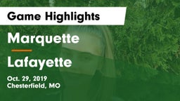 Marquette  vs Lafayette  Game Highlights - Oct. 29, 2019