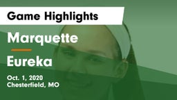 Marquette  vs Eureka  Game Highlights - Oct. 1, 2020