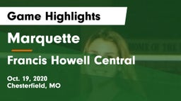 Marquette  vs Francis Howell Central  Game Highlights - Oct. 19, 2020