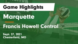 Marquette  vs Francis Howell Central  Game Highlights - Sept. 27, 2021