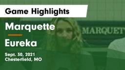 Marquette  vs Eureka  Game Highlights - Sept. 30, 2021