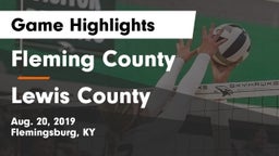 Fleming County  vs Lewis County  Game Highlights - Aug. 20, 2019