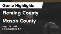Fleming County  vs Mason County Game Highlights - Sept. 24, 2019